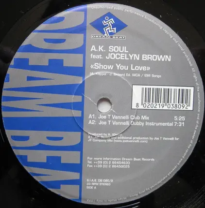 A.K. Soul Feat. Jocelyn Brown - Show You Love