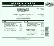 Alexander Rahbari - A. Dvorak: Stabat Mater / Tedeum