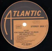 LP - AC/DC - For Those About To Rock We Salute You