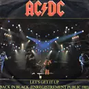 7inch Vinyl Single - AC/DC - Let's Get It Up / Back In Black