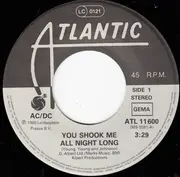 7'' - AC/DC - You Shook Me All Night Long / Have A Drink On Me
