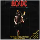 7inch Vinyl Single - AC/DC - For Those About To Rock (We Salute You)
