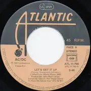 7inch Vinyl Single - AC/DC - Let's Get It Up / Back In Black