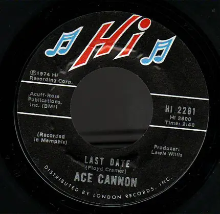 Ace Cannon - Mathilda / Last Date