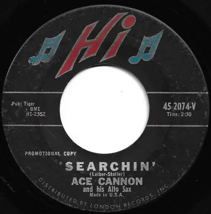 Ace Cannon - Love Letters In The Sand / Seachin'