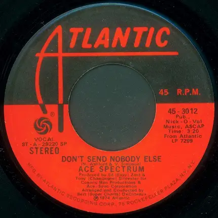 Ace Spectrum - Don't Send Nobody Else