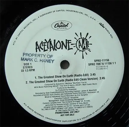 Aceyalone - the greatest show on earth