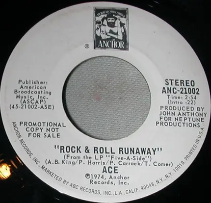 Ace - Rock & Roll Runaway