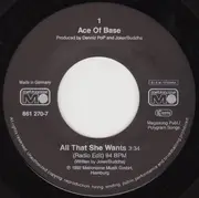 7'' - Ace Of Base - All That She Wants (Radio Edit) - Large Spindle