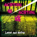 LP - Achtung! Achtung! - Liebe Aus Beton - Ltd. Ed, Gray Black Marbled, incl. Insert