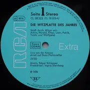 LP - Achim , Harald , Klaus , Leon , Patrick , Teddy , Wolfgang - Die Witzplatte Des Jahres