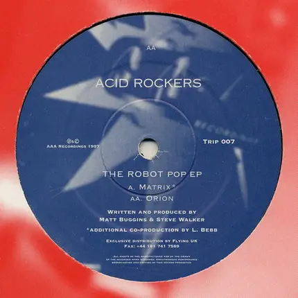 Acid Rockers - The Robot Pop EP