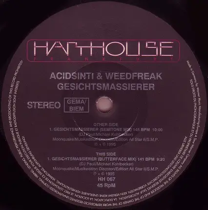 Acidsinti & Weedfreak - Gesichtsmassierer