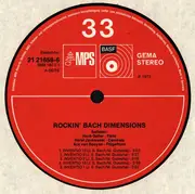 LP - Ack Van Rooyen / Siegfried Schwab / Horst Jankowski / Herb Geller / Åke Persson / Wolfgang Dauner / - Rockin' Bach Dimensions