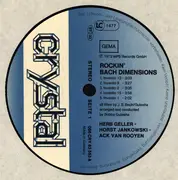 LP - Ack Van Rooyen, Siegfried Schwab, Horst Jankowski,.. - Rockin' Bach Dimensions