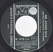 7inch Vinyl Single - Acker Bilk And His Paramount Jazz Band - Tarzan's March / Acker's Personal Jungle - Mono