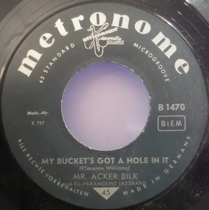 Acker Bilk And His Paramount Jazz Band - That's My Desire