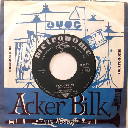 Acker Bilk And His Paramount Jazz Band - Fancy Pants / White Cliffs Of Dover