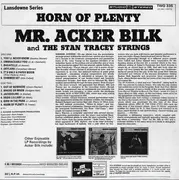 LP - Acker Bilk And Stan Tracey And His Orchestra - Horn Of Plenty