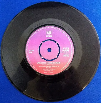 Acker Bilk - When I See You Smile Again