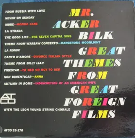 Acker Bilk - Great Themes From Great Foreign Films