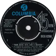 7inch Vinyl Single - Acker Bilk With The Leon Young String Chorale - Four More Hits And A Mister - EP
