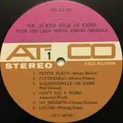 LP - Acker Bilk With The Leon Young String Chorale - In Paris