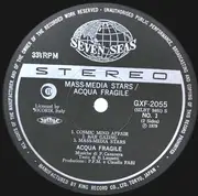 LP - Acqua Fragile - Mass-Media Stars - + INSERT