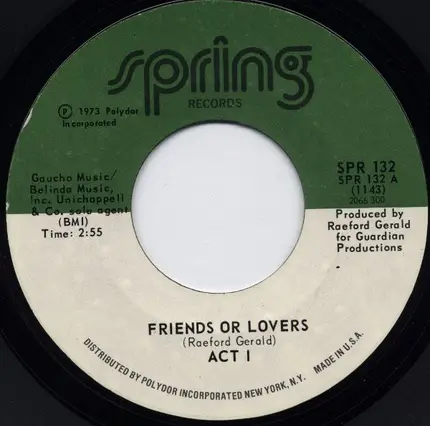 Act 1 - Friends Or Lovers