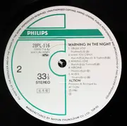 LP - Action! - Warning In The Night - Promo / Sticker OBI +Insert