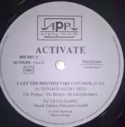 12inch Vinyl Single - Activate - Let The Rhythm Take Control