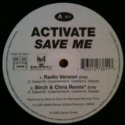 Activate - Save Me