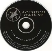 CD Single - Acumen Nation - If You Were / Bleed For You - Digipak