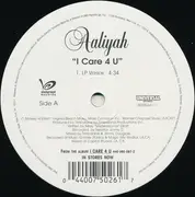 12inch Vinyl Single - Aaliyah - I Care 4 U / Don't Worry
