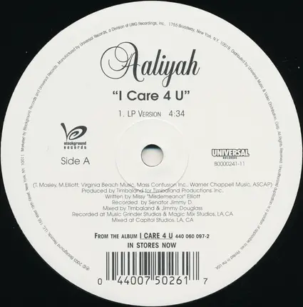 Aaliyah - I Care 4 U / Don't Worry