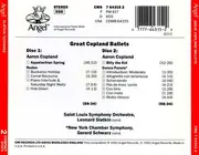 Double CD - Copland - Great Copland Ballets: Appalachian Spring / Billy The Kid / Rodeo / Dance Panels