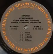 LP - Aaron Copland - Music For A Great City / Statements