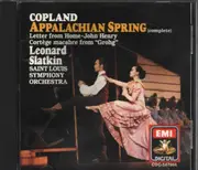 CD - Aaron Copland , Leonard Slatkin , Saint Louis Symphony Orchestra - Appalachian Spring (Complete) / Letter From Home / John Henry /Cortège Macabre From 'Grohg'