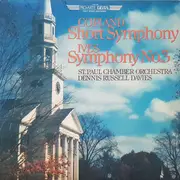 LP - Aaron Copland / Charles Ives - Short Symphony / Symphony No. 3. (Dennis Russell Davies)
