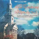 LP - Aaron Copland / Charles Ives - Short Symphony / Symphony No. 3. (Dennis Russell Davies)