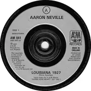 7inch Vinyl Single - Aaron Neville - Louisiana 1927