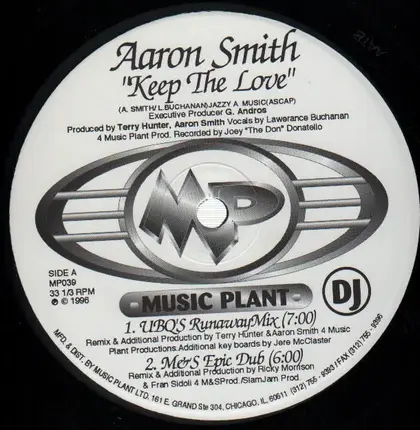 Aaron Smith - Keep The Love