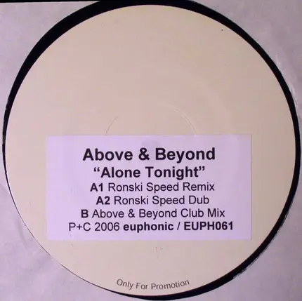 Above & Beyond - Alone Tonight