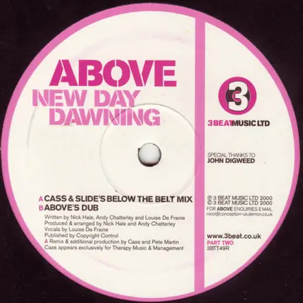 Above - New Day Dawning