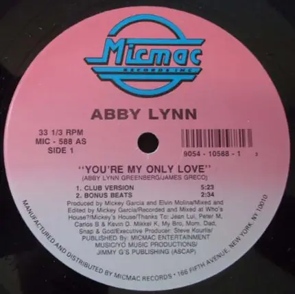 Abby Lynn - You're My Only Love