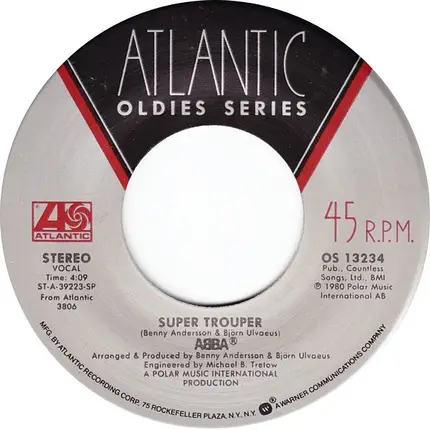 Abba - Super Trouper / Lay All Your Love On Me
