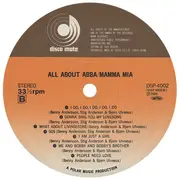LP - Abba - All About ABBA / Mamma Mia - + Obi, Insert