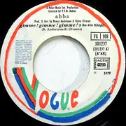 7inch Vinyl Single - Abba - Gimme! Gimme! Gimme! (A Man After Midnight) - Paper Labels