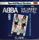 12inch Vinyl Single - Abba - The Winner Takes It All / Elaine - Paper Sleeve