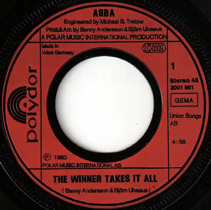 Abba - The Winner Takes It All